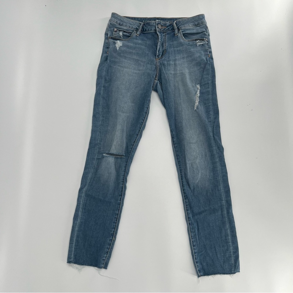 Articles Of Society Skinny Distressed Rough Hem Jeans Size 27 Women’s